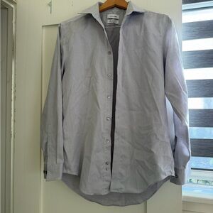 Calvin Klein Men's Classic Gray Dress Shirt